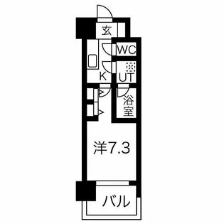 スプランディッド神戸北野【14階】の間取り
