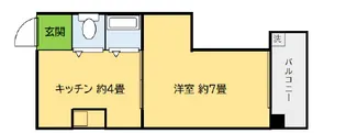 ピジェブラン九条【9階】の間取り