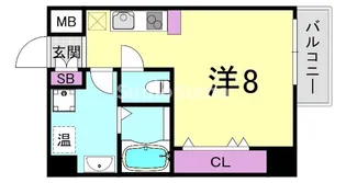 セレブコート安堂寺【7階】の間取り