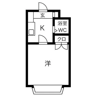 MAYA-桜-ビレッジ【1階】の間取り