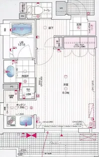リーガル南船場Ⅱ【10階】の間取り