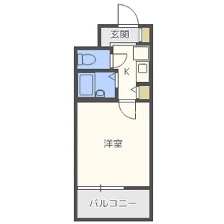 ディナスティ清水谷【8階】の間取り