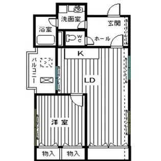 アルボール西道頓堀【8階】の間取り