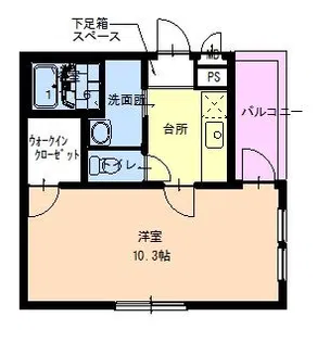 フジパレス立花町Ⅰ番館【1階】の間取り