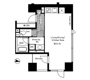 パークアクシス渋谷神南【4階】の間取り