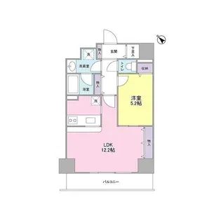 TKフラッツ渋谷【1階】の間取り