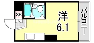リビース湊川【3階】の間取り
