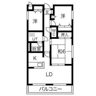 キャロル御影【2階】の間取り