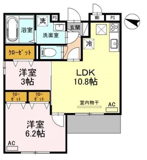 Audrey【1階】の間取り