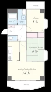 ベルシャトー【2階】の間取り