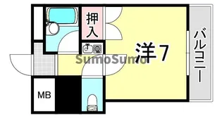 コモテリアK&M【3階】の間取り