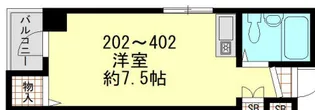リーフエイジ園田【4階】の間取り