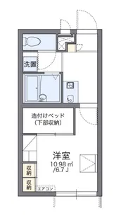レオパレスメゾン モンポルト【1階】の間取り