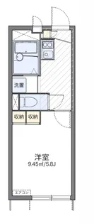 レオパレスヴィラージュ長洲Ⅱ【1階】の間取り