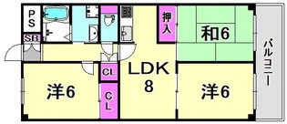 イマキタハイツ29【2階】の間取り