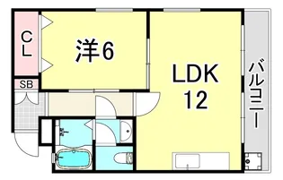 ガーデン協和【2階】の間取り