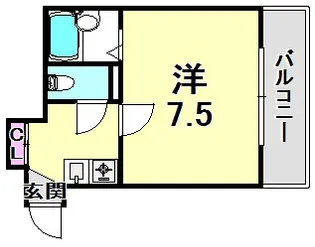 エトールⅦ【1階】の間取り