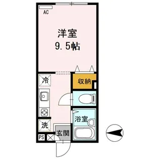 パセオ西宮【2階】の間取り