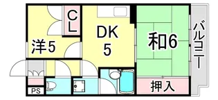 フローレンス西宮I【1階】の間取り