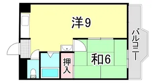 ラ・レジェール廣瀬【5階】の間取り