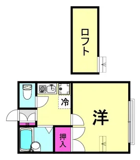 レオパレスSOUTHCOURT【1階】の間取り