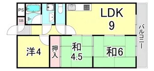 ロイヤルメゾン仁川II【3階】の間取り