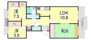 シュネルパーク・レジデンス【1階】の間取り