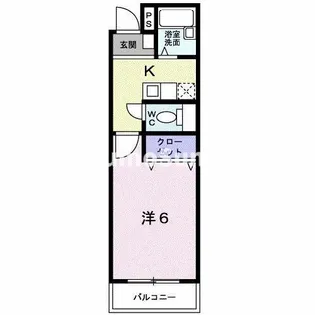 ビス・メゾン塚町【1階】の間取り