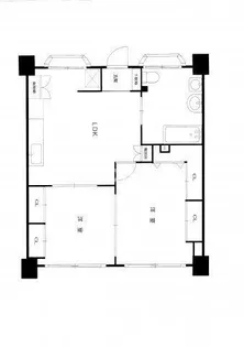 フォルザ住吉N棟【3階】の間取り