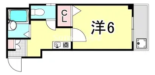ルミエールUOZAKI【2階】の間取り