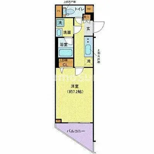 クレヴィスタ三軒茶屋【3階】の間取り