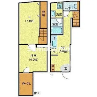 プライベートプレイス広尾の間取り