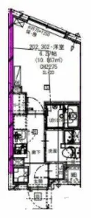 ベルシードステアー目黒碑文谷【3階】の間取り