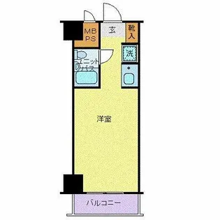 ルイシャトレ恵比寿【2階】の間取り