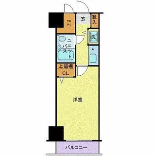 ルイシャトレ恵比寿【3階】の間取り