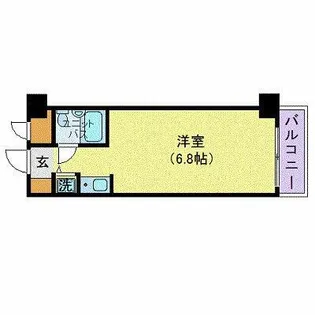 ルイシャトレ恵比寿【5階】の間取り