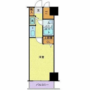 ルイシャトレ恵比寿【7階】の間取り