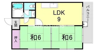 サンフローレ千代ヶ丘【1階】の間取り