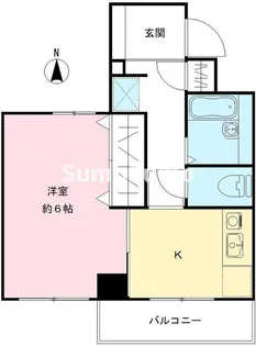 ドゥ・フェイト須磨【2階】の間取り