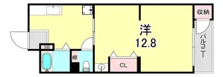 平野マンション【5階】の間取り