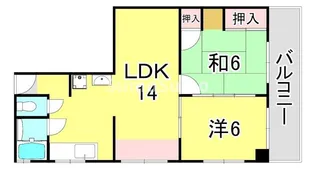赤浦マンション【1階】の間取り