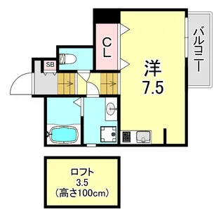 あんしん+潮見台【1階】の間取り