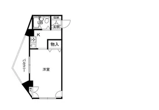ハイツ永手【4階】の間取り
