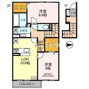 コンフォール赤坂の間取り