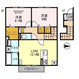 コンフォール赤坂の間取り