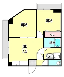 ヤマネビル【3階】の間取り
