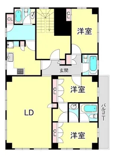 ベルモント【3階】の間取り