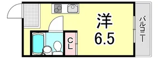 兵庫県神戸市灘区岩屋中町2丁目【マンション】の間取り