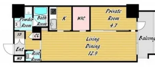 兵庫県神戸市中央区磯上通4丁目【マンション】の間取り