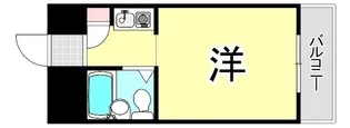 兵庫県神戸市中央区加納町2丁目【マンション】の間取り